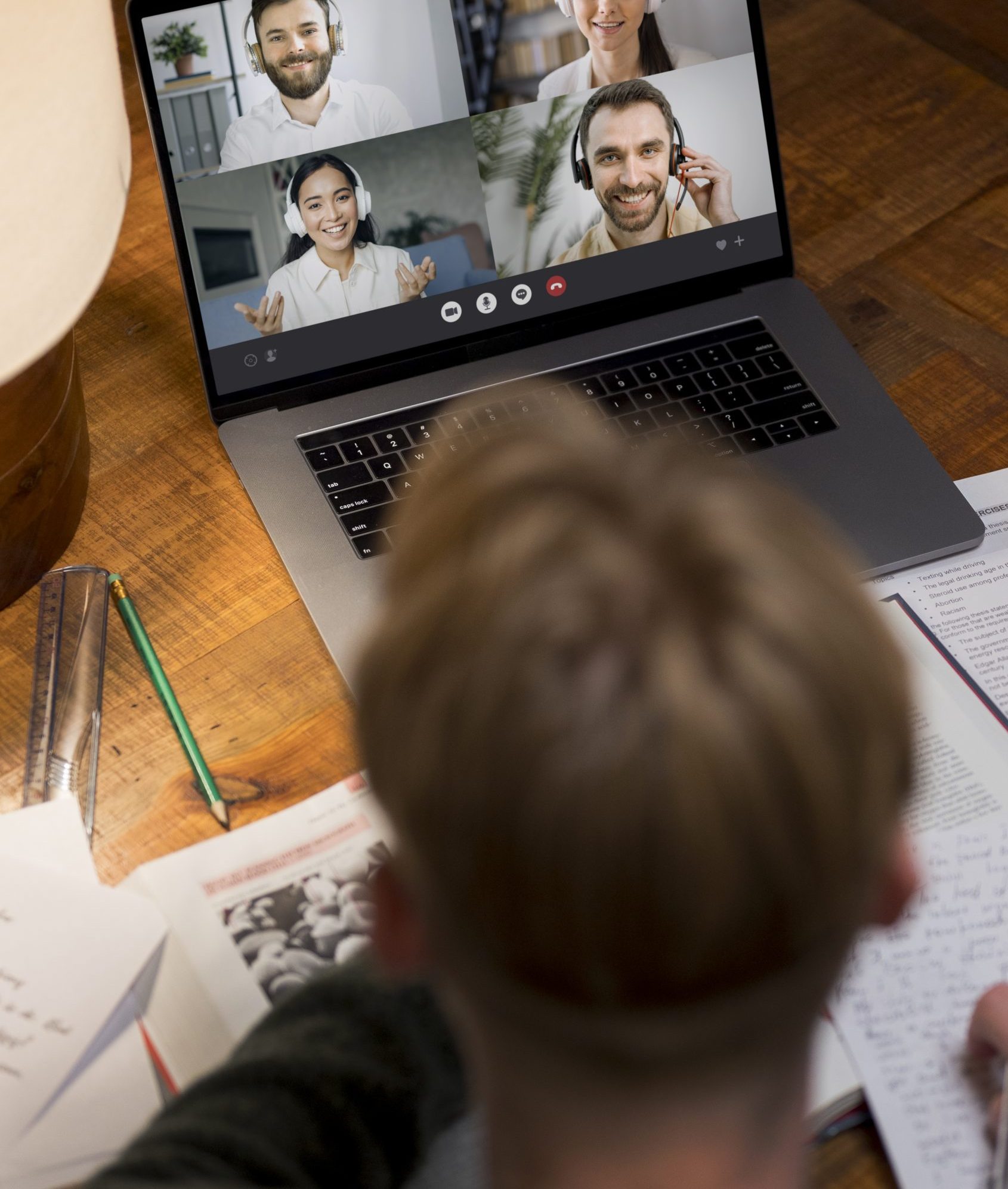 young-man-learning-virtual-classroom